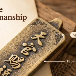 tian guan ci fu & fox fairy talisman pendant for good fortune