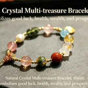 natural strawberry quartz bracelet