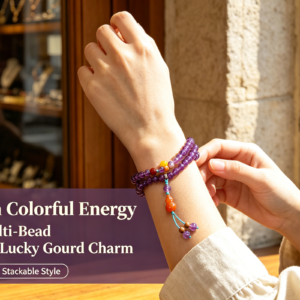 natural brazilian amethyst bracelet
