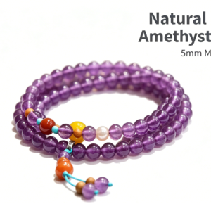 natural brazilian amethyst bracelet