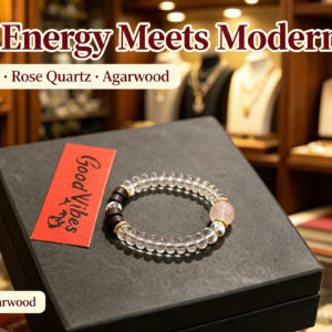 natural clear quartz abacus bead bracelet